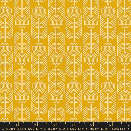 Ruby Star Society WOODLAND PARK: Ironworks-Goldenrod (1/4 Yard)