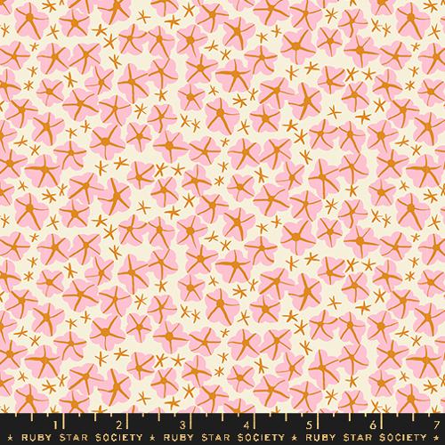 Ruby Star Society BIRD IS THE WORD: Moonflower-Natural (1/4 Yard)