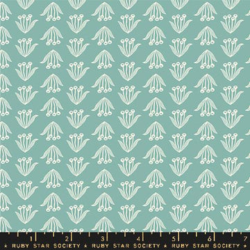 Ruby Star Society ENDPAPER: Crocus-Water (1/4 Yard)