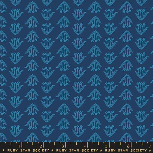 Ruby Star Society ENDPAPER: Crocus-Bluebell (1/4 Yard)
