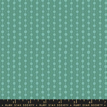 Ruby Star Society ENDPAPER: Pearls-Watercress (1/4 Yard)