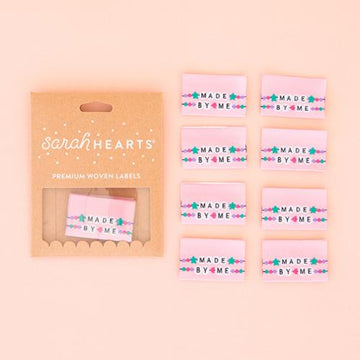 Sarah Hearts Sew in Labels: Made by Friendship- Pink