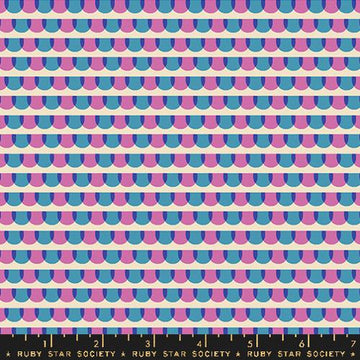Ruby Star Society ANIMAL ANIMAL: Roof Tiles-Vintage Blue (1/4 Yard)