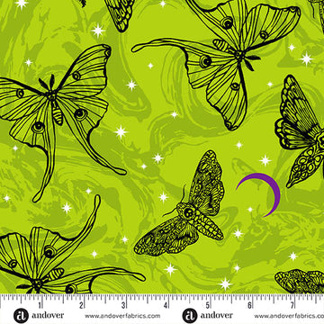 PHANTASM: Mystic Moths-Venom (1/4 Yard)