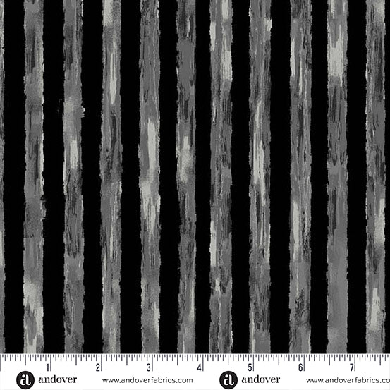 PHANTASM: Shadow Stripe-Ash (1/4 Yard)