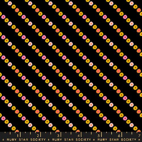 Ruby Star Society OOH LUCKY LUCKY: Garland-Black (1/4 Yard)