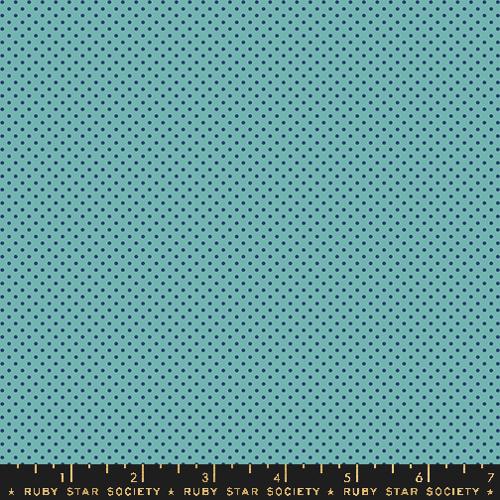 Ruby Star Society OOH LUCKY LUCKY: Mini Dot-Turquois (1/4 Yard)