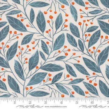 PURRFECT CHRISTMAS: Christmas Greenery-Peral (1/4 Yard)