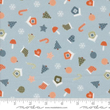 PURRFECT CHRISTMAS: Handmade Ornaments-Sky (1/4 Yard)