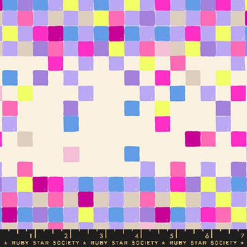 Ruby Star Society GLOW GARDEN: Pixels-Natural (1/4 Yard)