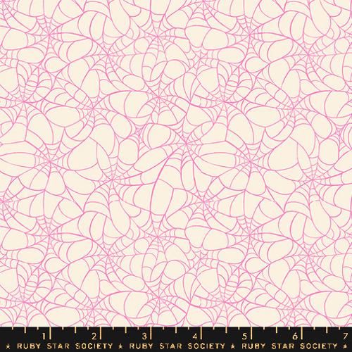 Ruby Star Society GLOW GARDEN: Tangled Web-Natural (1/4 Yard)