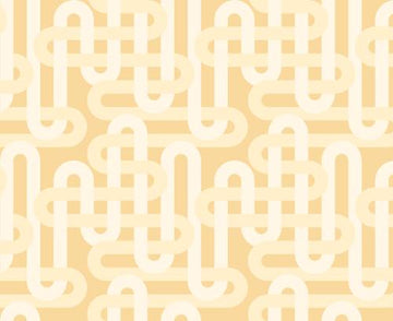 GROOVE: Woven Geometrics-Champagne (1/4 Yard)