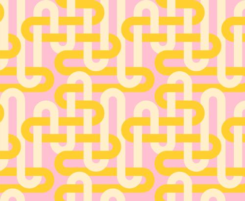 GROOVE: Woven Geometrics-Sorbet (1/4 Yard)