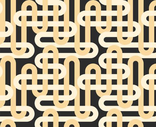 GROOVE: Woven Geometrics-Nightfall (1/4 Yard)