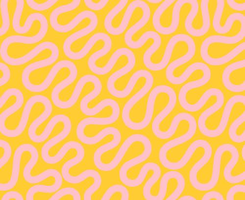 GROOVE: Unspooled Geometric Swirls-Sunshine Glow (1/4 Yard)