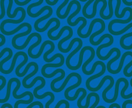 GROOVE: Unspooled Geometric Swirls-Cool Blue (1/4 Yard)