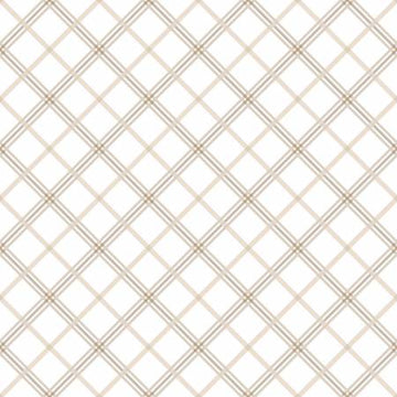 Kimberbell: Cream/Taupe Plaid (1/4 Yard)