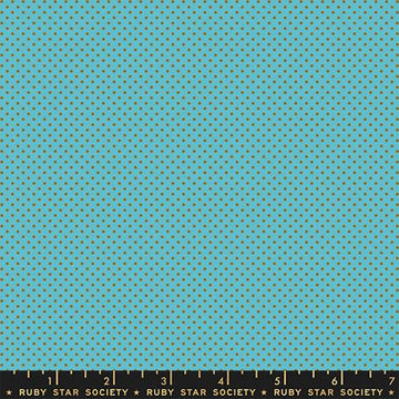 Ruby Star Society CATNAP: Mini Dots-Turquoise (1/4 Yard)