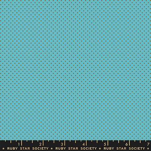 Ruby Star Society CATNAP: Mini Dots-Turquoise (1/4 Yard)