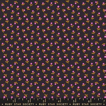 Ruby Star Society CATNAP: Sprout-Black (1/4 Yard)