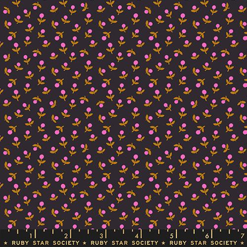 Ruby Star Society CATNAP: Sprout-Black (1/4 Yard)