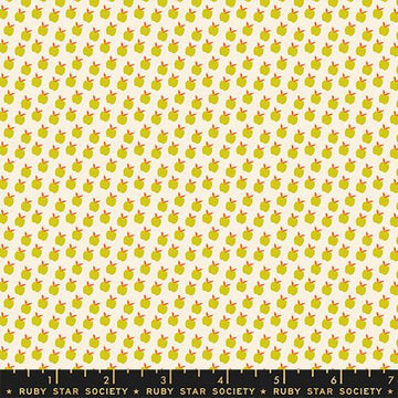Ruby Star Society CATNAP: Ditsy Apples-Pistachio (1/4 Yard)