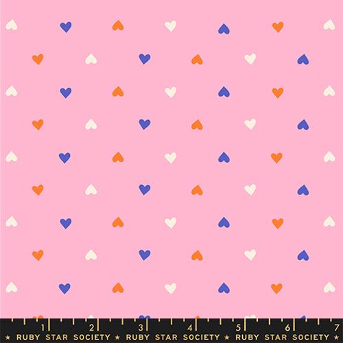 Ruby Star Society BEST DAY EVER: Hearts-Posy (1/4 Yard)