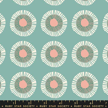 Ruby Star Society REIMAGINED LANDSCAPES: Seaside Daisy-Water (1/4 Yard)