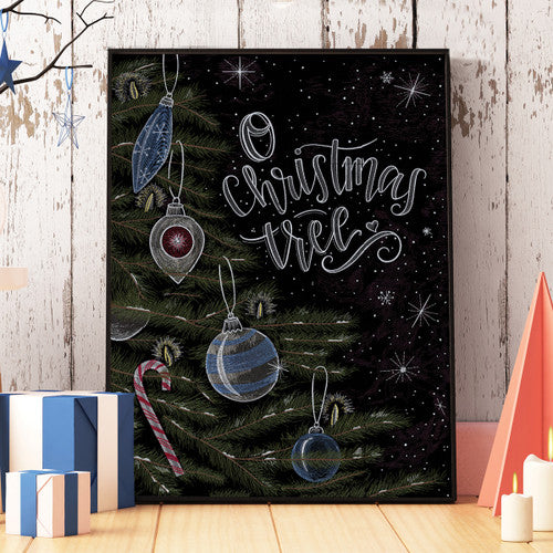 O Christmas Tree Tiling Scene Class