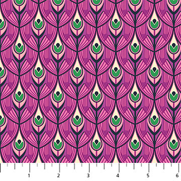 Wild Abandon: Swagger- Violet (1/4 Yard)