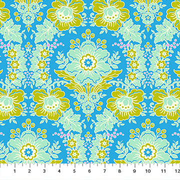 FULL BLOOM: Eloise-Blue (1/4 Yard)