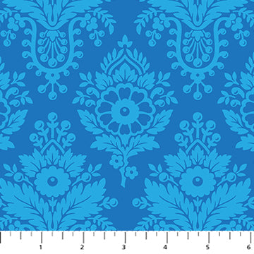 FULL BLOOM: Lulu-Blue (1/4 Yard)