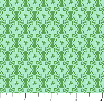 FULL BLOOM: Posy-Mint (1/4 Yard)