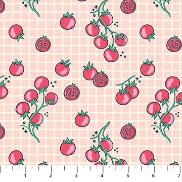 OVEN FRESH: Tomato-Pink (1/4 Yard)