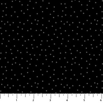 DUSK: Dotty-Black/Gray (1/4 Yard)