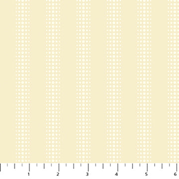 POP SUGAR: Dot Stripe-Ivory (1/4 Yard)