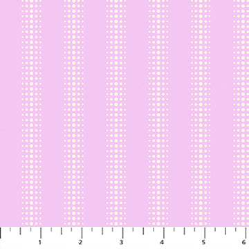 POP SUGAR: Dot Stripe-Orchid (1/4 Yard)