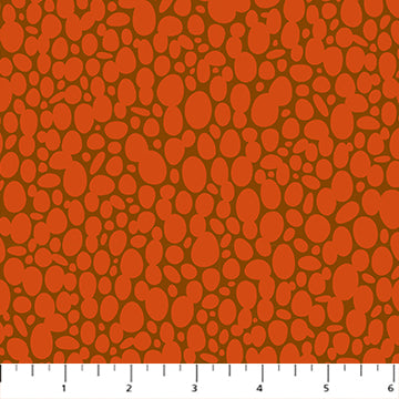 POP SUGAR: Skipping Stones-Persimmon (1/4 Yard)