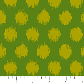 POP SUGAR: Top Dot-Green (1/4 Yard)