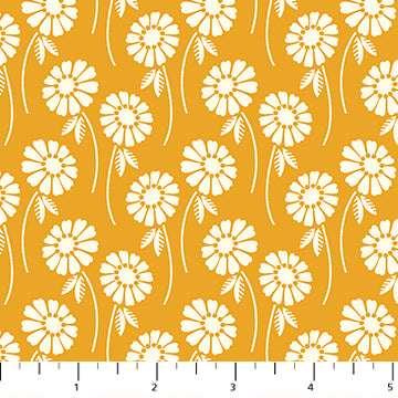 POP SUGAR: Upsy Daisy-Butterscotch (1/4 Yard)