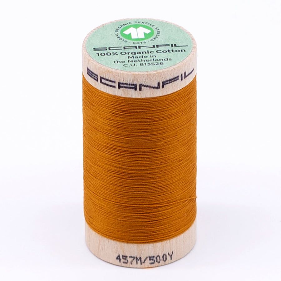 Scanfil: Organic Cotton Thread 50wt- Sun Flower 4826