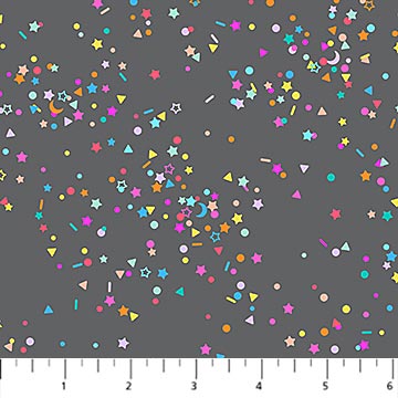 DEWFALL: Sprinkles-Gray/Multi (1/4 Yard)