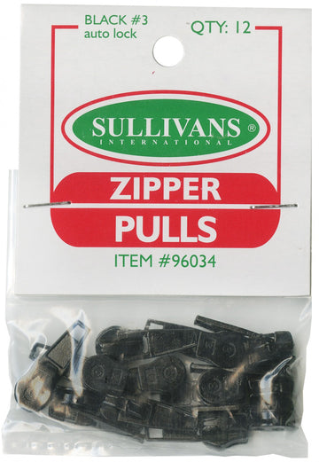 #3 Zipper Pulls- Black
