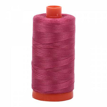 Aurifil: 12wt Cotton-Medium Carmine Red 2455