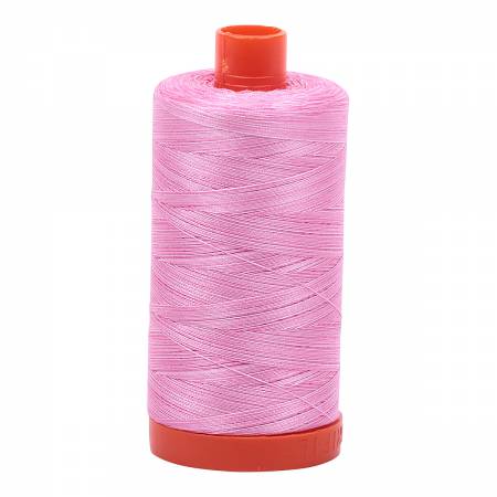 Aurifil: 12wt Cotton-Variegated Bubblegum 3660