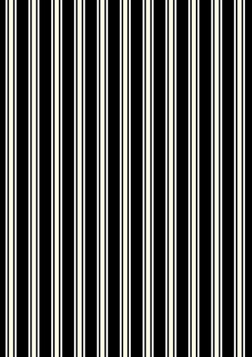 WITCHY WOODS: Terrifying Ticking Stripe-Black Glow-in-the-Dark (1/4 Yard)