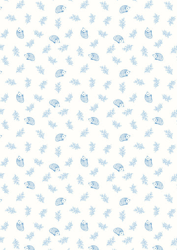 FORGET-ME-NOT LANE: Little Hedgehog-Cream (1/4 Yard)