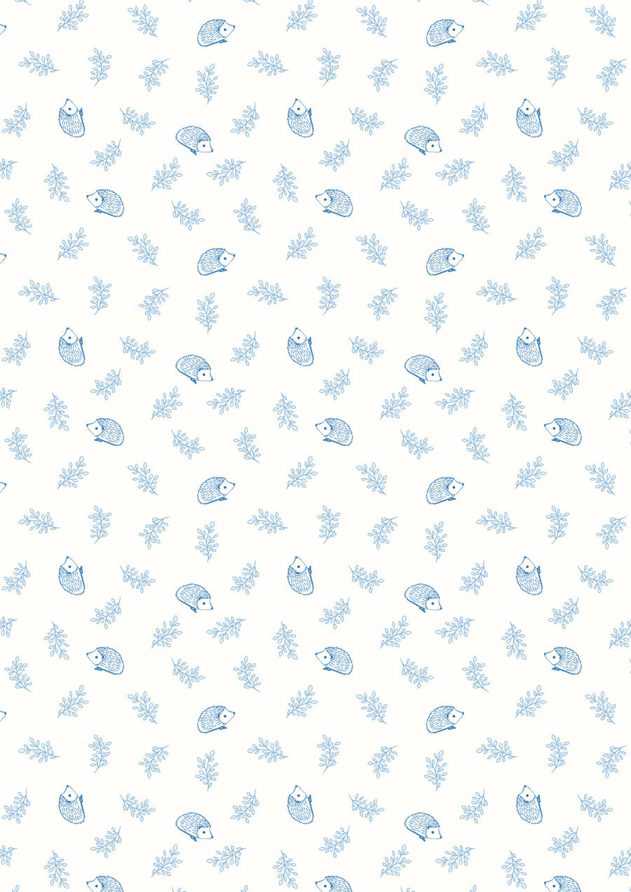 FORGET-ME-NOT LANE: Little Hedgehog-Cream (1/4 Yard)