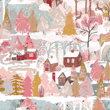 ADVENTALE: Christmas Village (1/4 Yard)