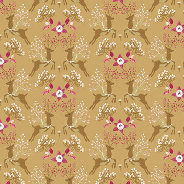 ADVENTALE: Fawns & Flowers (1/4 Yard)
